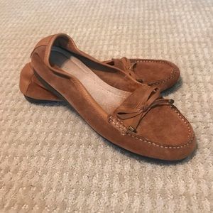 Soft Brown Leather Loafers slip on